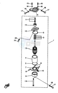 L150CETO drawing STARTER-MOTOR