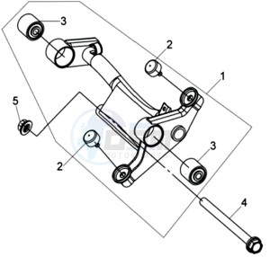 JOYRIDE 125 EVO L6 drawing MOTOR SUSPENSION