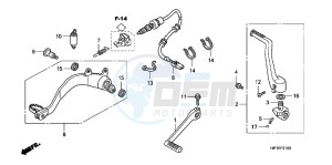 SH125DH UK - (E) drawing CYLINDER HEAD