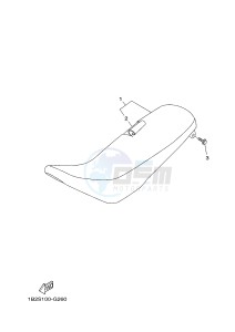 TT-R125 TT-R125LWE (2PT9) drawing SEAT