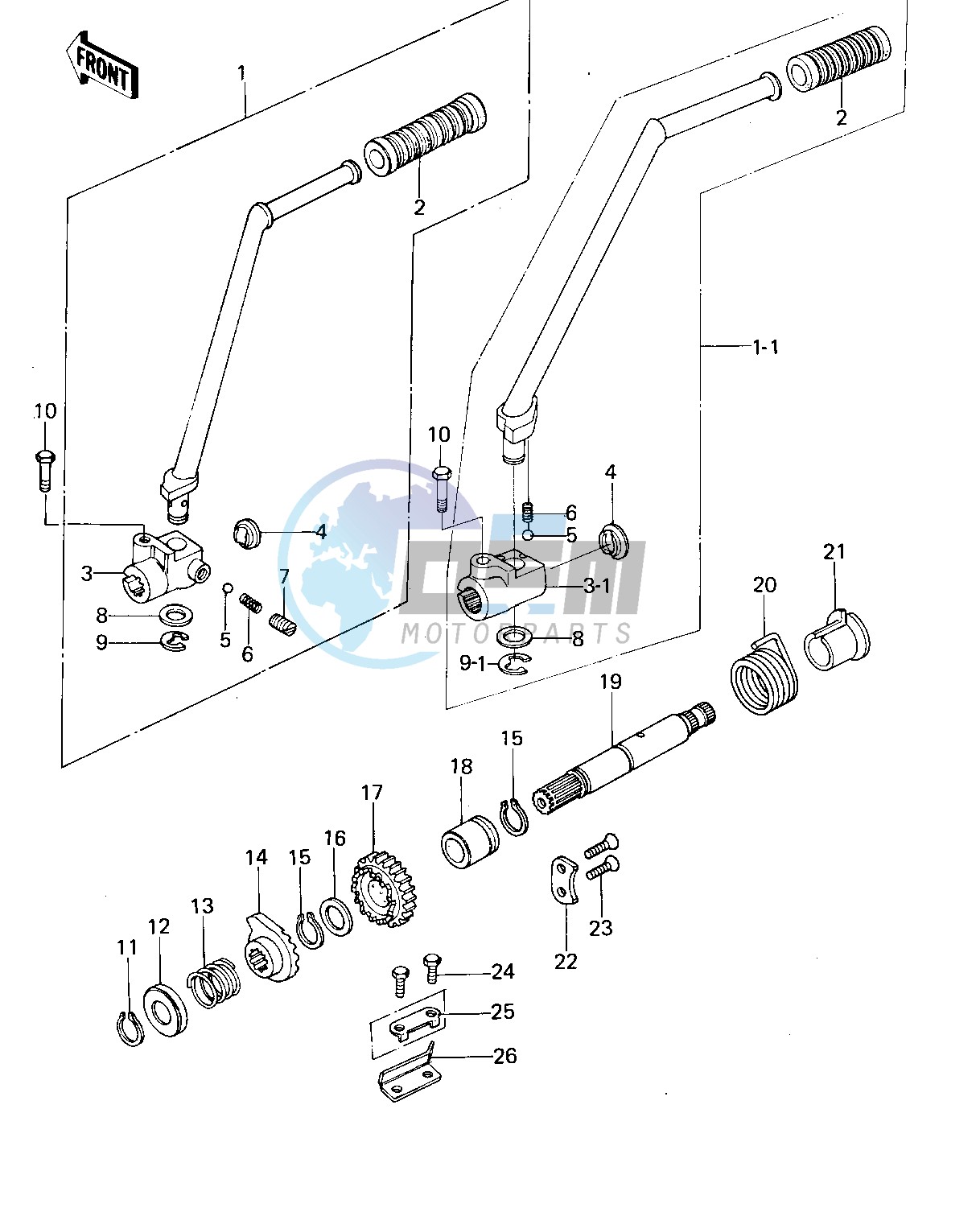 KICKSTARTER MECHANISM