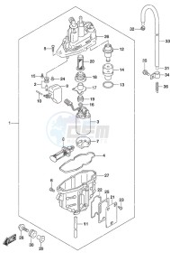 DF 70A drawing Fuel Vapor Separator