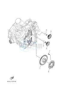 YFM700FWAD YFM70GPAJ GRIZZLY 700 EPS (B1AD) drawing STARTER CLUTCH