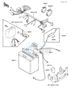 KLF 185 A [BAYOU 185] (A1-A1A) [BAYOU 185] drawing CHASSIS ELECTRICAL EQUIPMENT