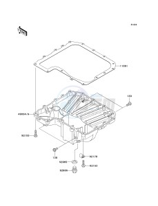 ZR 750 L [Z750 AU] (L7F-L8F) L7F drawing OIL PAN