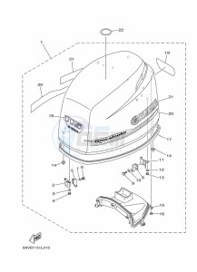 F115AETL drawing FAIRING-UPPER