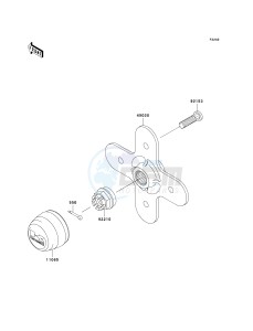 KVF 650 H [BRUTE FORCE 650 4X4I] (H7F-H8F) H8F drawing REAR HUB