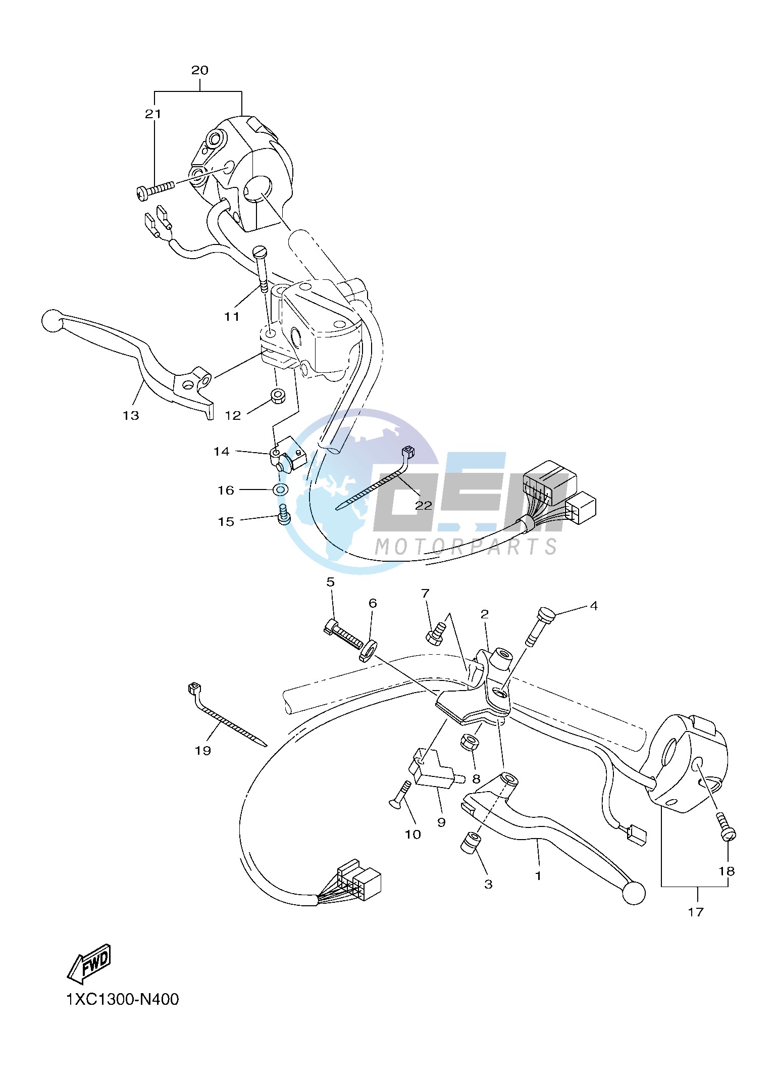 HANDLE SWITCH & LEVER