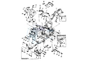 XVZ ROYAL STAR 1300 drawing FRAME