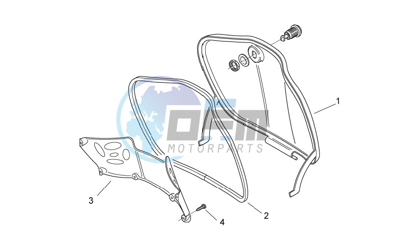 Central body I - Glove comp.door