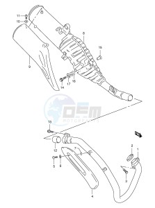 XF650 (E2) drawing MUFFLER