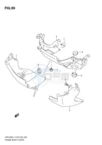 VZR1800 (E3) INTRUDER drawing FRAME BODY COVER