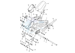 YZF R6 600 drawing REAR ARM