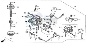 NES150 125 drawing CARBURETOR