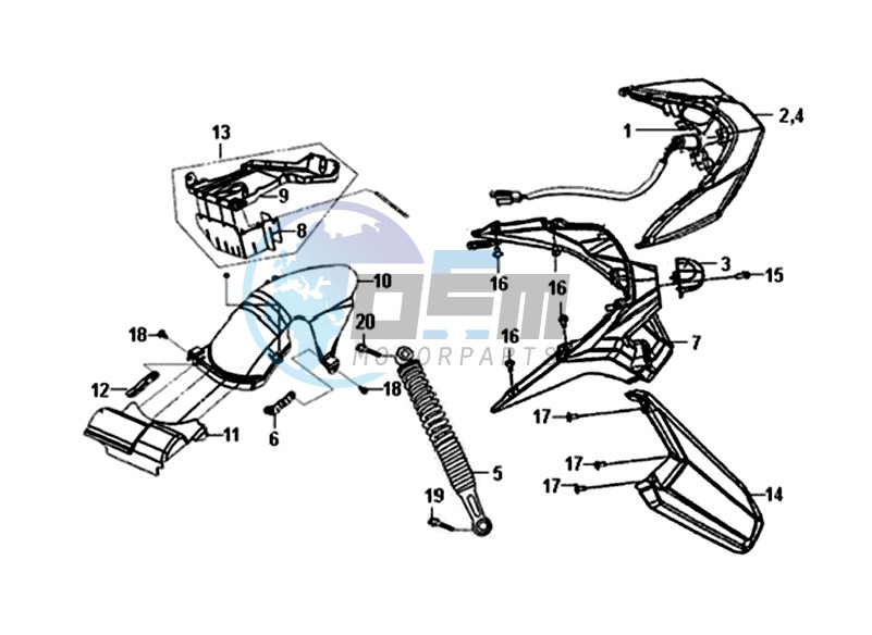 REAR LIGHT - REAR SUSPENSION