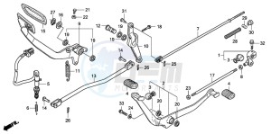 VT750C drawing PEDAL (KO)