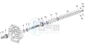 Breva V IE 1100 drawing Clutch shaft