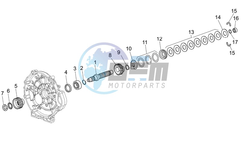 Clutch shaft