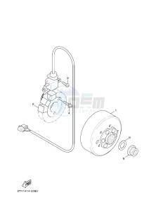 XC125R MAJESTY S (2PE1) drawing GENERATOR