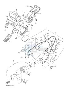 YZF-R1 998 R1 (1KBJ 1KBK) drawing FENDER