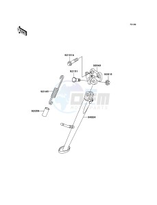 NINJA ZX-12R ZX1200B6F FR GB XX (EU ME A(FRICA) drawing Stand(s)