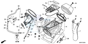 CRF250RG CRF250R ED drawing AIR CLEANER