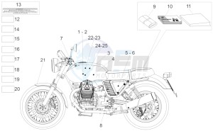 V7 Special - Stone 750 drawing Decal and plate set