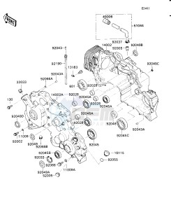 KAF 540 E [MULE 2030] (E1) [MULE 2030] drawing CRANKCASE