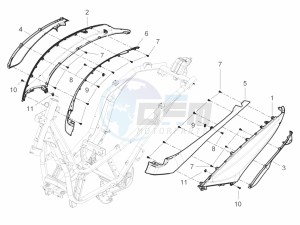 BEVERLY 300 IE ABS E4 (APAC) drawing Side cover - Spoiler