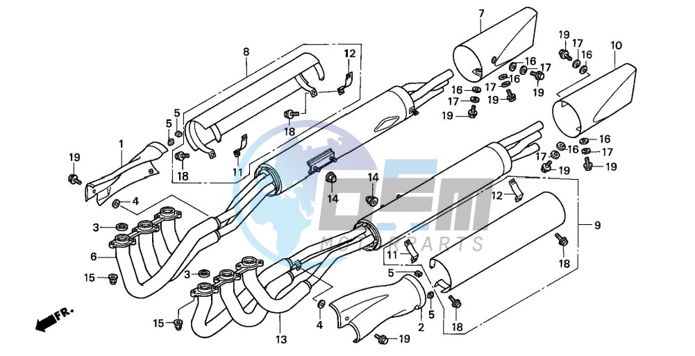 EXHAUST MUFFLER