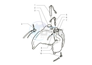 Ark AC 45 Silver 50 drawing Fuel tank-Oil tank