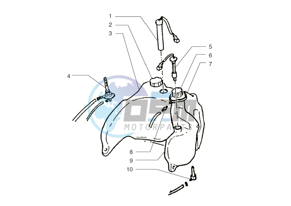 Fuel tank-Oil tank