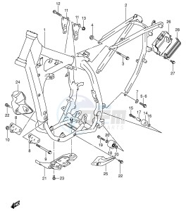 DR-Z400 (E3-E28) drawing FRAME