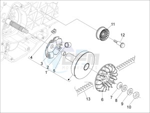 MP3 400 ie lt MP3 400 ie lt Sport drawing Driving pulley