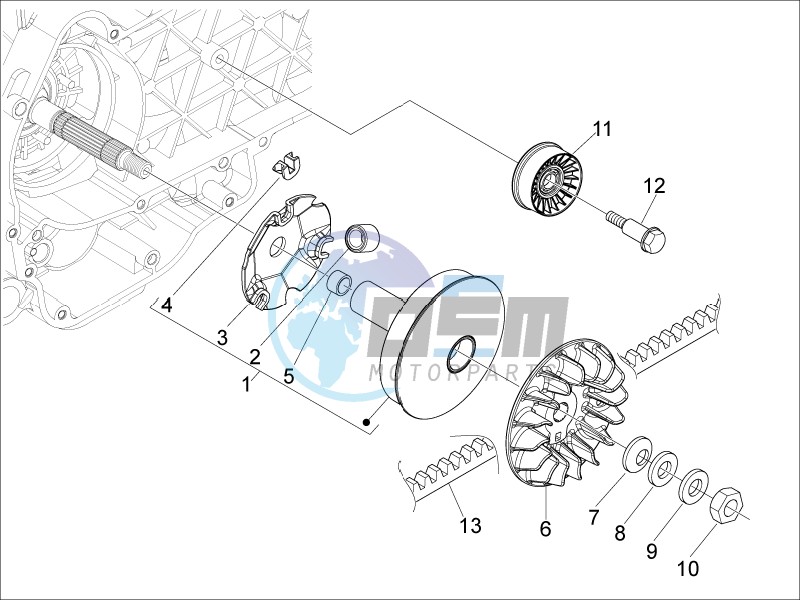 Driving pulley