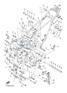 WR250X (32DP) drawing FRAME