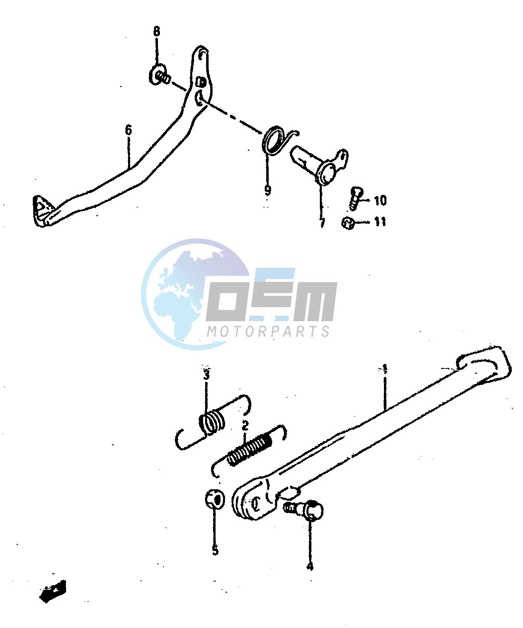 STAND-REAR BRAKE