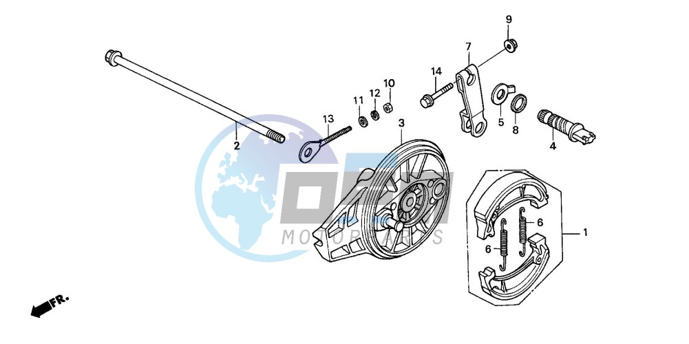 REAR BRAKE PANEL