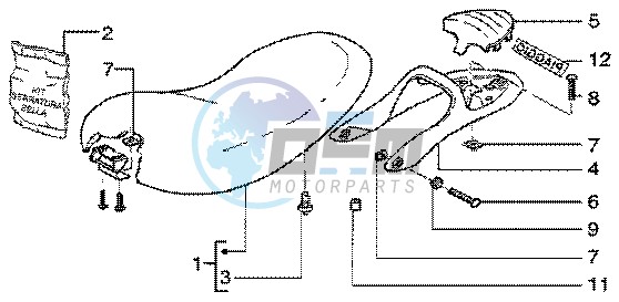 Saddle - Luggage carrier