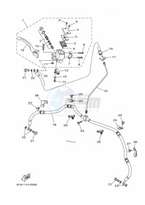 YFM700FWBD KODIAK 700 EPS (BGF1) drawing FRONT MASTER CYLINDER