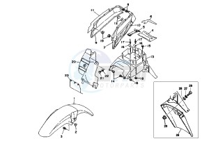 XTZ SUPER TENERE 750 drawing FENDER