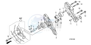 CB650FAG CB650F 6ED drawing OIL PUMP