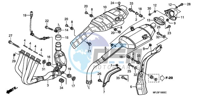 EXHAUST MUFFLER