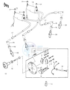 KZ 650 E [LTD] (E1) [LTD] drawing IGNITION