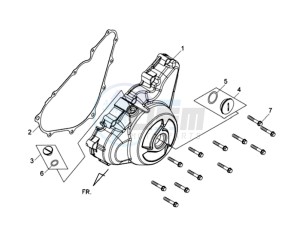 WOLF 250EFI drawing CRANKCASE COVER / GASKET