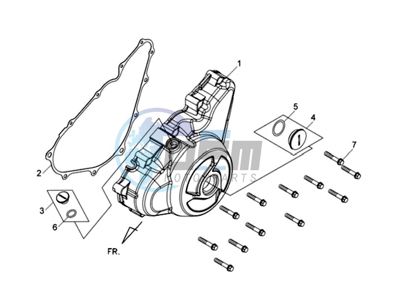 CRANKCASE COVER / GASKET