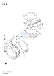 DL1000 (E28) V-Strom drawing CYLINDER