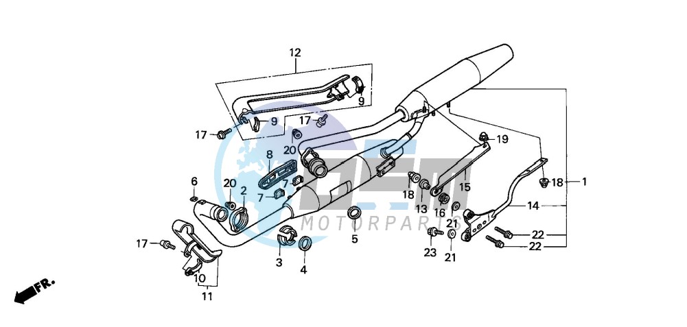 EXHAUST MUFFLER