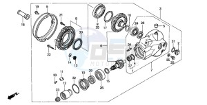 VTX1800C drawing FINAL DRIVEN GEAR