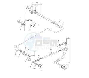 FZ8-SA 800 drawing SHIFT SHAFT